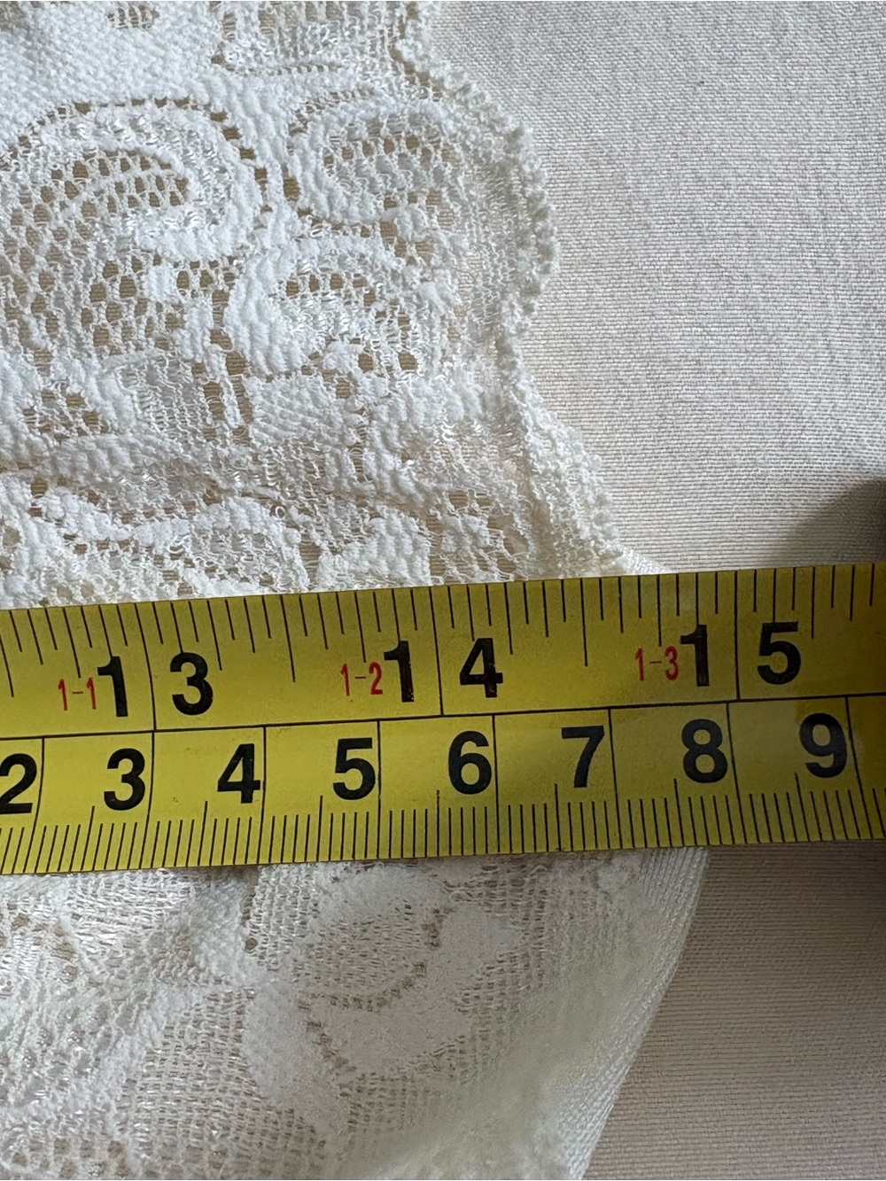 Vtg Shadowline 2pc Peignoir Set Small Ivory Nylon Lace Nightgown Robe USA Made - Picture 12 of 16